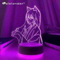 Acrylic 3d Lamp Anime Kamisama Kiss Tomoe for Bedroom Decor Night Light Childrens Birthday Gift Room Desk Led Light Manga Tomoe Night Lights