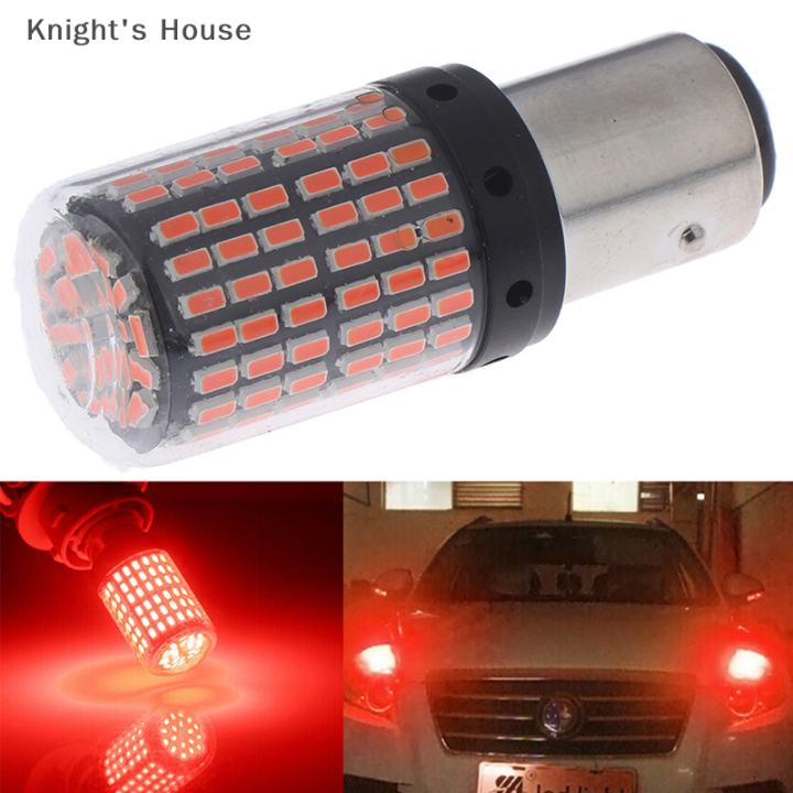 knights-house-1pc-1157-led-red-canbus-3014-144-smd-ไฟเลี้ยวรถยนต์ไฟเบรคไม่มีแฟลช