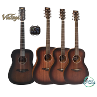 Vintage Statesboro Series Electric Acoustic Guitar กีต้าร์โปร่งไฟฟ้า วินเทจ แบรนด์กีต้าร์ชั้นนำจากประเทศอังกฤษ