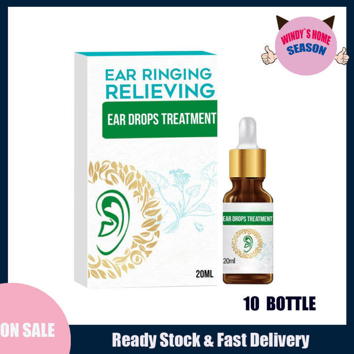READY STOCK 10 Bottle 20ML Hard of Hearing Ear Drops for Tinnitus