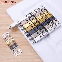 KK&amp;FING Stainless Steel Extended Bolts Cassette Door Latch Son-mother Door World Bolt Invisible Double-open Door Concealed Latch Door Hardware Locks M