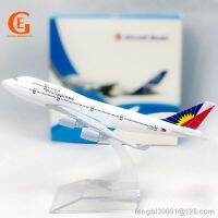 ฟิลิปปินส์สายการบิน PAL เครื่องบินโบอิ้ง B747รุ่น16เซนติเมตร Diecast เครื่องบินโลหะอัลลอยโมเดลเครื่องบินพร้อมขาตั้งจอแสดงผล