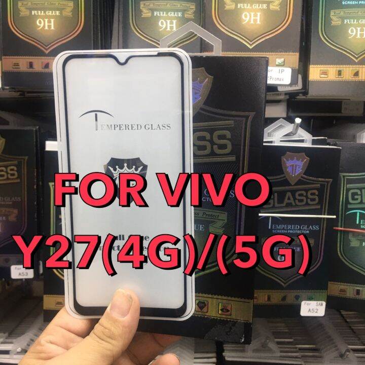 vivo-y36-y27-4g-5g-วีโว่-ฟิล์มกันรอย-ฟิล์มกันรอยหน้าจอ-ฟิล์มกระจกนิรภัยกันรอย-แบบใส-เต็มจอ-ขอบดำ-full-glue-black