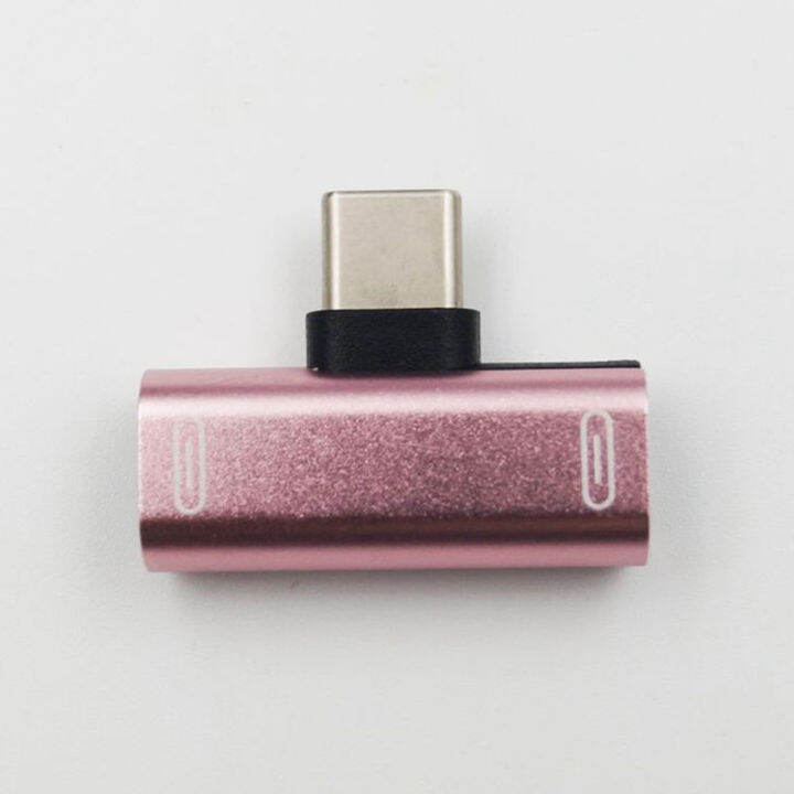 uni-dual-usb-type-c-หูฟัง-aux-adapter-splitter-audio-charging-connector