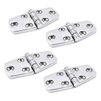 New 4 Pieces Stainless Steel Strap Hinge 180 Degree Folding Door Hinge Heavy Duty Casting Hinge For Marine Boat Yacht Door Hardware Locks