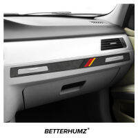 Alcantara สำหรับ BMW 3 Series E90 E92 E93 M รถ Copilot ถ้วยน้ำผู้ถือแผง Trim Strip สติกเกอร์ Auto อุปกรณ์ตกแต่งภายใน