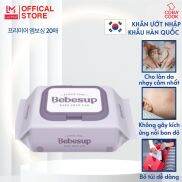 Khăn Ướt Gói Nhỏ Hàn Quốc Bebesup Primier 20 Tờ