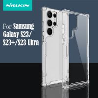 Nillkin สำหรับ S23 Samsung Galaxy ที่มี S23เป็นพิเศษบวกกับ S23เคสโทรศัพท์ Nature Pro ขอบทีพียูโปร่งใสกันชนฝาหลัง