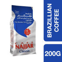 Cafe Najjar Brazilian Ground Coffee Classic 200g ++  คาเฟ่นัจจาร์ กาแฟบราซิลเลี่ยนคลาสสิก 200 กรัม