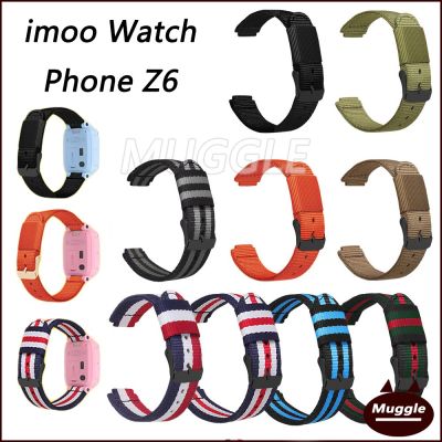 g2ydl2o สายไนล่อน imoo Watch Phone Z6  Z5 Z3 Z2 Nylon strap imoo สาย IMOO Z1 Z2 สาย Z6 imooสายรัดไนลอนกีฬาระบายอากาศ