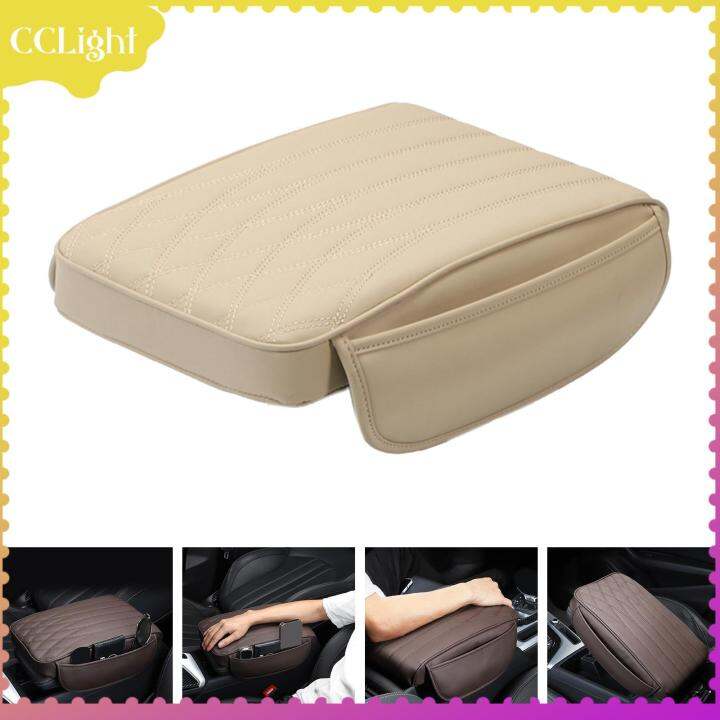CCLight Car Armrest Cushion Center Console Cover for Auto Vehicle SUV