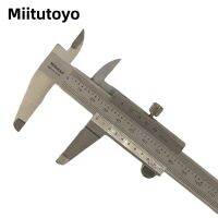 Miitutoyo เครื่องวัดระยะเวอร์เนีย6 "8" 12 "150Mm 200Mm 300Mm แม่นยำ0.02Mm ไมโครเมตรสแตนเลสเครื่องวัดขนาด