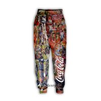 New Men/Women Coke 3D Printed Casual Pants Fashion Streetwear Men Loose Sporting Long Trousers F83