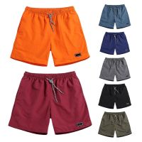 【CW】 Men Breathable Dry Pants Pockets Beach Color Sport Shorts 2020