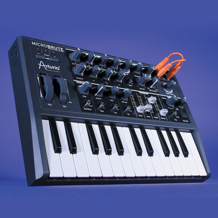 arturia-microbrute-synthesizer-ซินธิไซเซอร์-เครื่องสังเคราะห์เสียง-ไซส์มินิ-25-คีย์-ระบบ-monophonic-analog