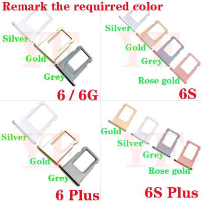 Sim Tray Holder For Iphone 6 6S 6G Plus SIM Card Tray Slot Holder Adapter Socket Repair Parts