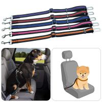 Adjustable Pet Safety Rope Reflective Dog Vehicle Belt Safety Dog Seat Belt Dog Safety Strap Lead Leash for Dog Dog Supplies Collars