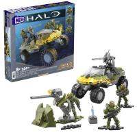 Mega Halo ทีม Warthog รถกู้ภัยบล๊อคชุดของเล่นตัวละครขนาดเล็กโมเดลเกมบอร์ดสำหรับเด็กสร้างเกมของขวัญ