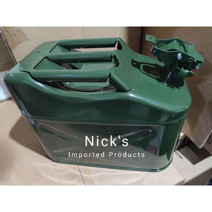 USA Fortress Jerry Can Fuel Container 10 Liters Gasoline Diesel Reserve