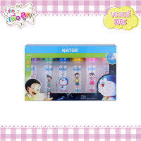 Natur DORAEMON ขวดทรงกลม 8oz แพ็ก 6 ชิ้น มาพร้อมกับ จุกนม เนเจอร์สไมล์ ไซส์ L คละสี รุ่นใหม่...