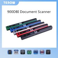 Terow เอกสารมือถือขนาดเล็ก Scanner Portabel ใหม่ A4เครื่องสแกนหนังสือ JPG รูปแบบ PDF 300/600/900 DPI สำหรับการสแกนเอกสาร J136