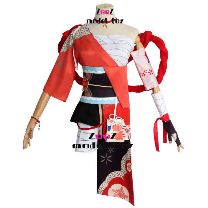 Official Edition Mihoyo Genshin Impact Game Cosplay Naganohara Yoimiya Clothing Female 8617