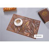 New Leaf Placemat Restaurant Bronzing Insulation Coffee Placemat Table Mat