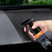 Car Cleaner Spray Long Lasting Leather Plastic Cleaner For Car Interiors Quick Coating For Car Doors Bumpers Dashboard And Seats Upholstery Care