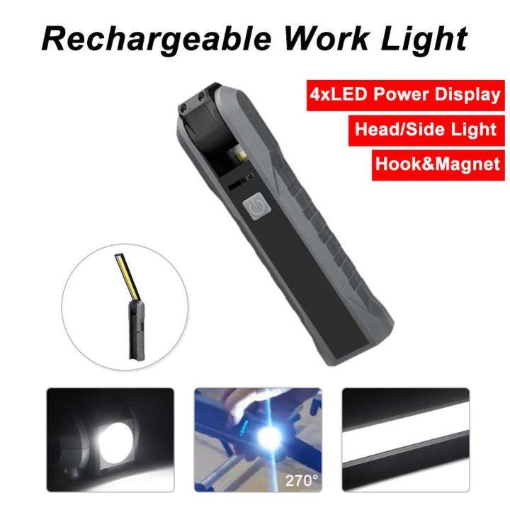 portable-cob-flashlight-torch-usb-rechargeable-led-work-light-magnetic-cob-lanterna-hanging-hook-lamp-for-outdoor