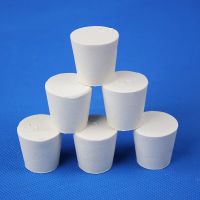 Lab Use 000# 8-12.5mm to NO.10 43-52mm White Rubber Stopper Sealing Plug for Flask Bottle or Tube Laboratory Chemistry Equipment Bar  Wine Tools