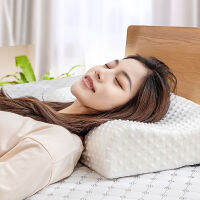 Massage Slow Reboundfluffy Pillow Neck Stretcher Memory Foam Home Travel Orthopedic For Sleeping Anti-Snore Bedding Decorativ