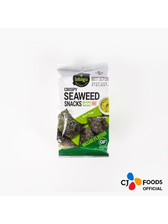สาหร่ายกรอบเกาหลี-3-รสชาติ-ออริจินอล-วาซาบิ-บาบีคิว-cj-bibigo-seaweed-snacks-original-wasabi-bbq-5g-x-3s-1pack