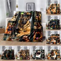 Warm pet dog wool blanket, soft throwing warm animal blanket sofa cover, office sleeping blanket, childrens and adult living room