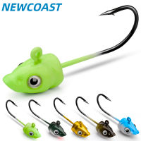 ตะขอตกปลา3.5G-5G-7G Hooks Jig Head Multicolor Fishhooks เหยื่ออ่อนหนอน Barbed Hooks Fishing Tackle