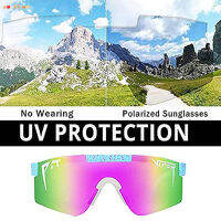 แว่นตากันแดด UV400 Caotilun UV400ขี่จักรยานวิ่งกอล์ฟตกปลาแว่นตากันลมพร้อมเลนส์ PC ใช้ได้ทั้งชายและหญิง