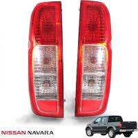 ไฟท้าย รุ่น นิสสัน นาวาร่า NISSAN NAVARA D40 ปี 2005 - 2014 สีแดง รวมชุดหลอดไฟ และสายไฟ