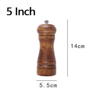 Salt Pepper Mills Classical Oak Pepper Spice Grinder Set Handheld Season Mills Grinder Cooking BBQ Set 5810 Inch Kitchen Tool