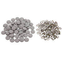60Pcs 20Mm Universal Car Roof Buckles Attachment With Screws Cars Interior Repair Fixing Headliner Pin Fasteners Kit