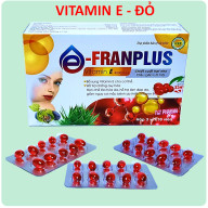 Viên Uống đẹp da Franplus Vitamin E Đỏ 4000mcg Chiết xuất Hạt Nho,1000mcg thumbnail