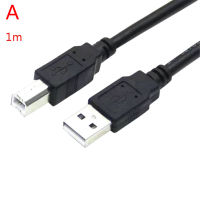 CJing สาย USB เครื่องพิมพ์ USB 2.0ประเภทชายเป็น Type B สายเคเบิลเครื่องสแกนเครื่องพิมพ์ตัวผู้