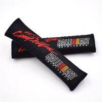 JDM Seat Belt Cover Shoulder Pads Pairs with Embroidery Ralliart Racing Logo