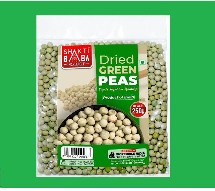 Shakti Baba Dried Green Peas 250g | Lazada PH