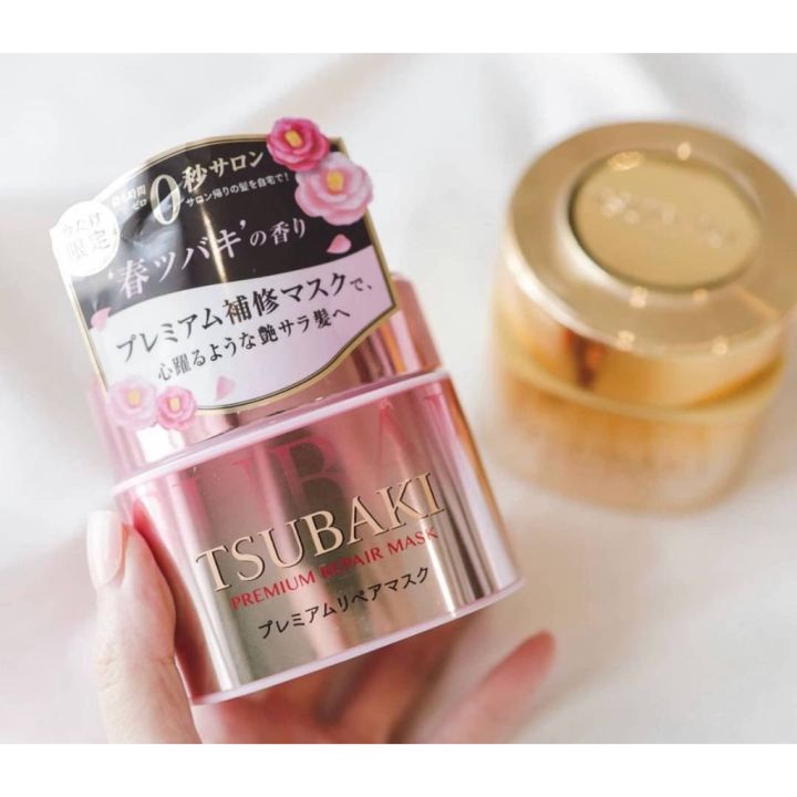 tsubaki-premium-repair-mask-s-180g-ช่วยกักเก็บสารบำรุงในผมเส้นต่อเส้น-ให้ผมนุ่มสลวย