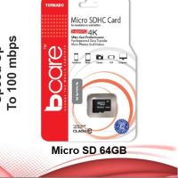 จัดส่งฟรี Bcare Micro SD Class 10-64Gb - ไม่มีอะแดปเตอร์|Sq2