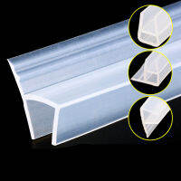 5 Meterlot Widened FhU shape silicone rubber shower room door window glass seal strip weatherstrip for 681012 mm glass