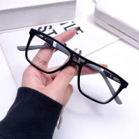 Men Eyewear Glasses New Fashion Men’s Womens Anti-Blue Business Ultra Light Tr90 Frame Eye Protection Glasses Male Plain Replaceable Lens Eyeglasses with Myopia Frame for Men Women