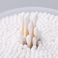 Japan exports original Double-headed cotton swab sterile cleaning cotton swab boutique make-up pointy cotton swab spiral head cotton swab ear digging