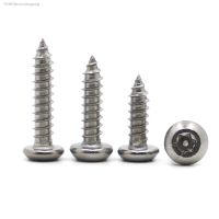 ♛❈﹍ 10/20pcs M2.9 M3.5 M3.9 M4.2 M4.8 Stainless Steel Pin Six Lobe Torx Round Pan Head Tamper Proof Security Self Tapping Wood Screw