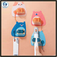 มัลติฟังก์ชั่ Punch ฟรี Mop Clip Home Wall Mount การ์ตูนน่ารักไม่มีรอยต่อ Mop Chuck Mop Holder