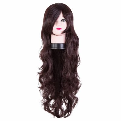 Black Wig Fei-Show Synthetic Heat Resistant Carnival Long Curly Hair Female Women Party Halloween Costume Cosplay Hairpiece [ Hot sell ] vpdcmi